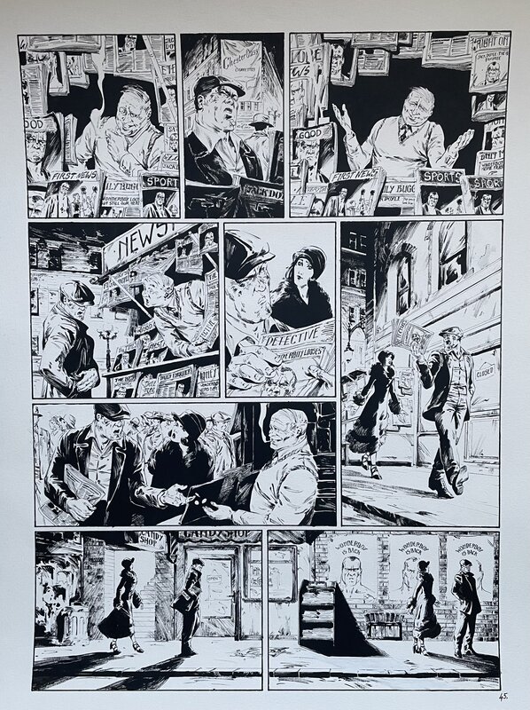 En vente - Blue Note par Mikaël Bourgouin - Planche originale