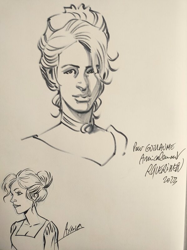 Richard Guérineau, Alain Ayroles, L'ombre des Lumières, tome 1 TL - Sketch