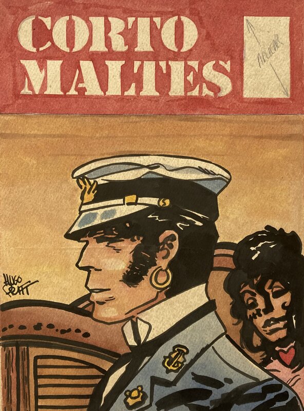 Hugo Pratt, Corto Maltese Atchive Records Argentine 70-80 - Original Cover