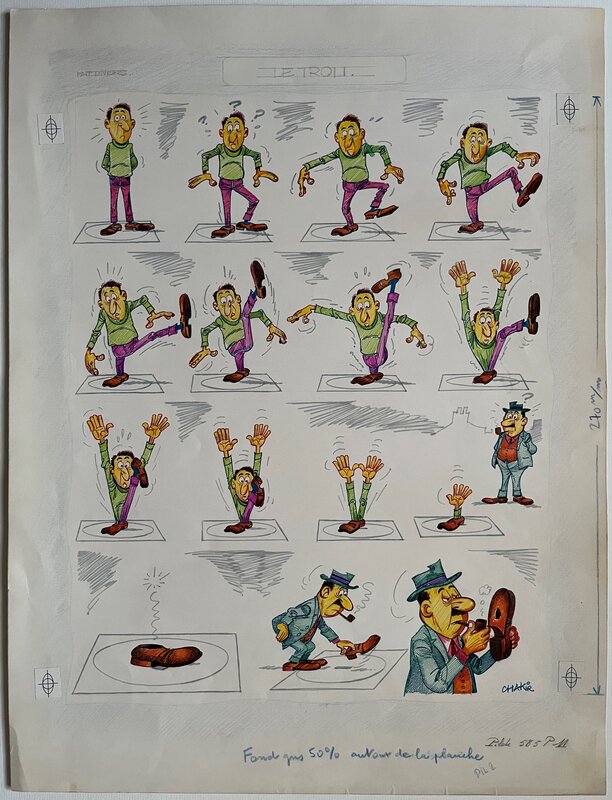 Jean Chakir, Fait divers - Le trou - Comic Strip