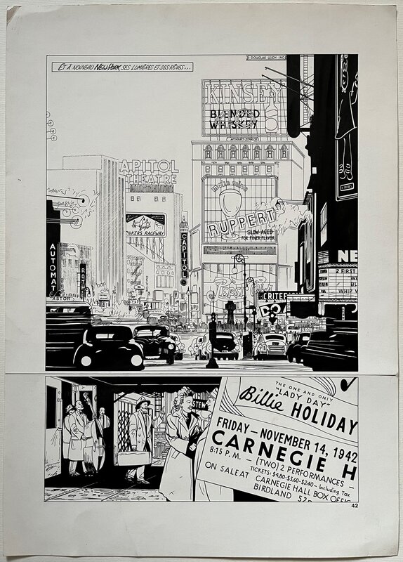 New York par Éric Warnauts - Planche originale