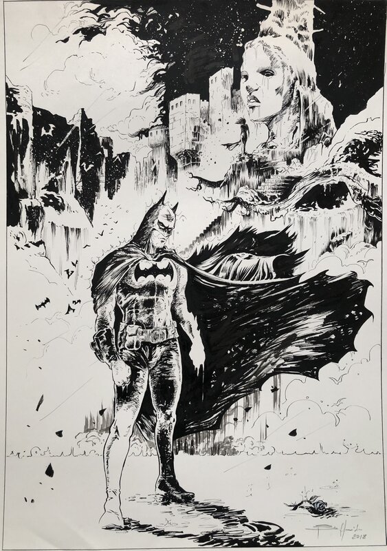 Batman by Afif Ben Hamida - Original Illustration