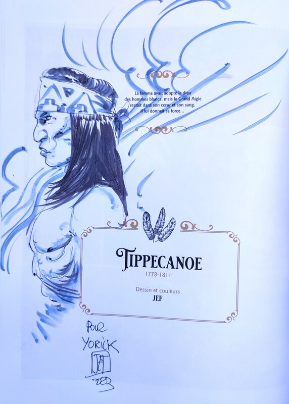 Jef, Indians!L'ombre noire de l'homme blanc - Sketch
