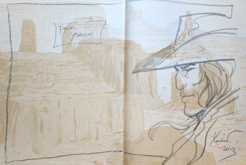 Philippe Xavier, Le serpent et le coyote (one shot) - Sketch