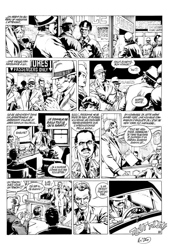 Jean-Yves Mitton, François Corteggiani, De Silence et de Sang - tome 10 Dans le Courant Sans Fin planche 25 - Comic Strip
