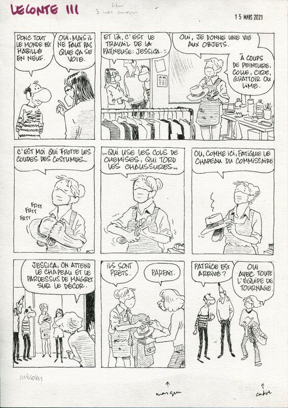 For sale - Nicoby, Leconte fait son Cinéma 111 - Comic Strip