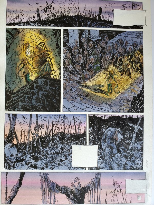 Tiburce Oger, GORN T6 D'ENTRE LES MORTS    couleur directe - Comic Strip