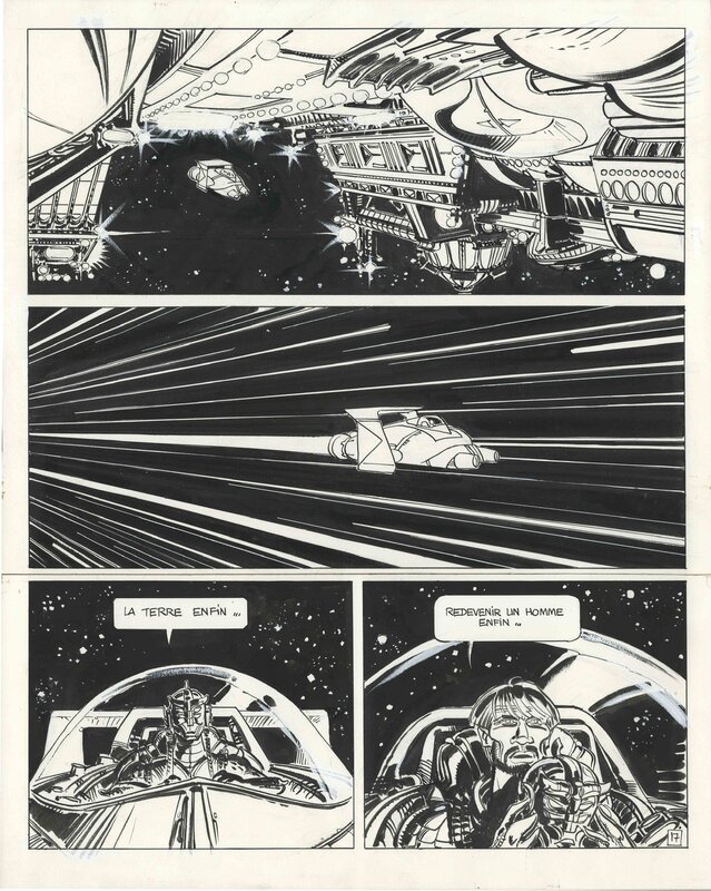 Valerian par Jean claude Mezieres - Planche originale