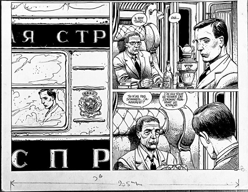 Enki Bilal, Pierre Christin, Partie de chasse p1B - Comic Strip