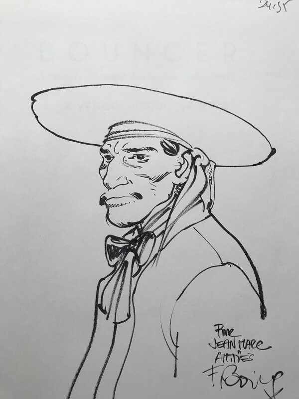 Mexicain by François Boucq - Sketch