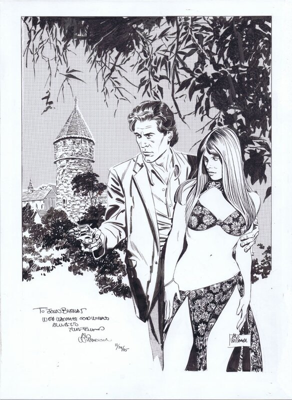 Secret Agent Corrigan Cover by Al Williamson - Couverture originale