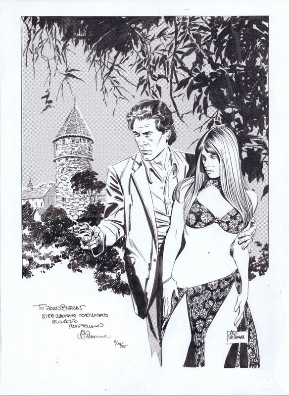 Secret Agent Corrigan Cover by Al Williamson - Original Cover