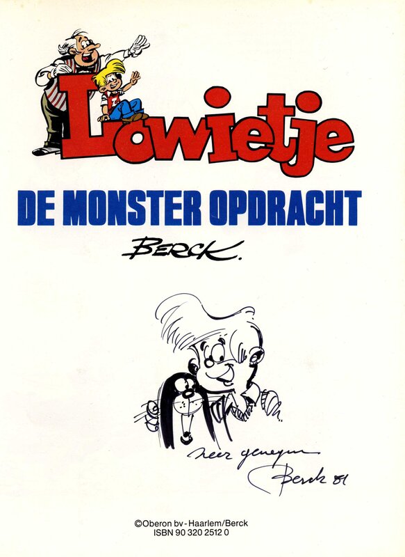 Lowietje - Lou par Berck - Dédicace