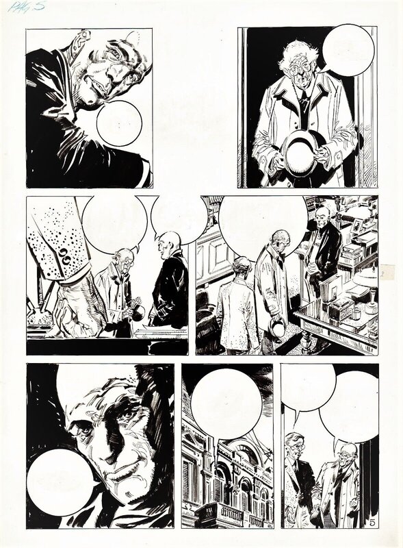 Nadie 7 par Alberto Breccia, Carlos Trillo - Planche originale