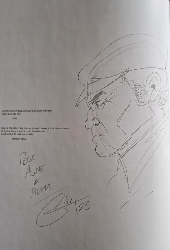 Dédicace de Gihef dans Monsieur Vadim tome 1 - Sketch
