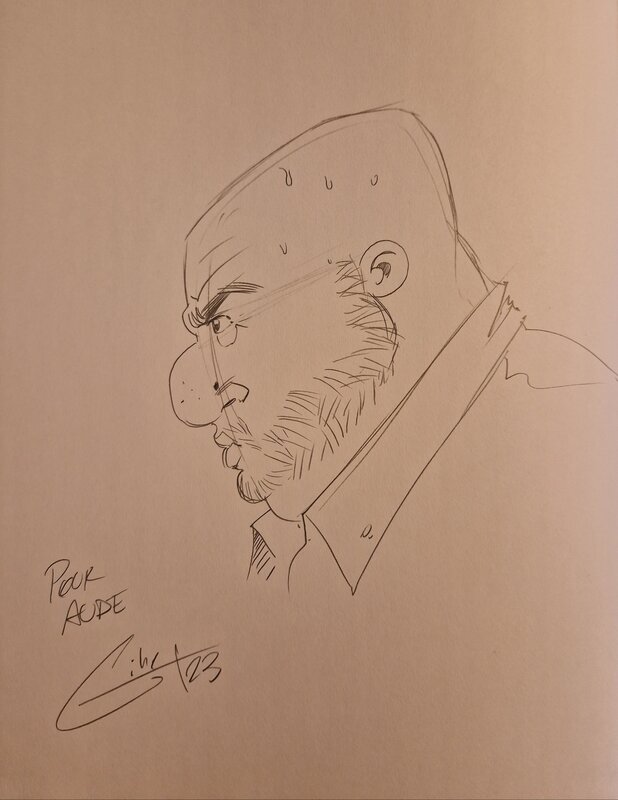 Dédicace de Gihef dans Monsieur Vadim tome 2 - Sketch
