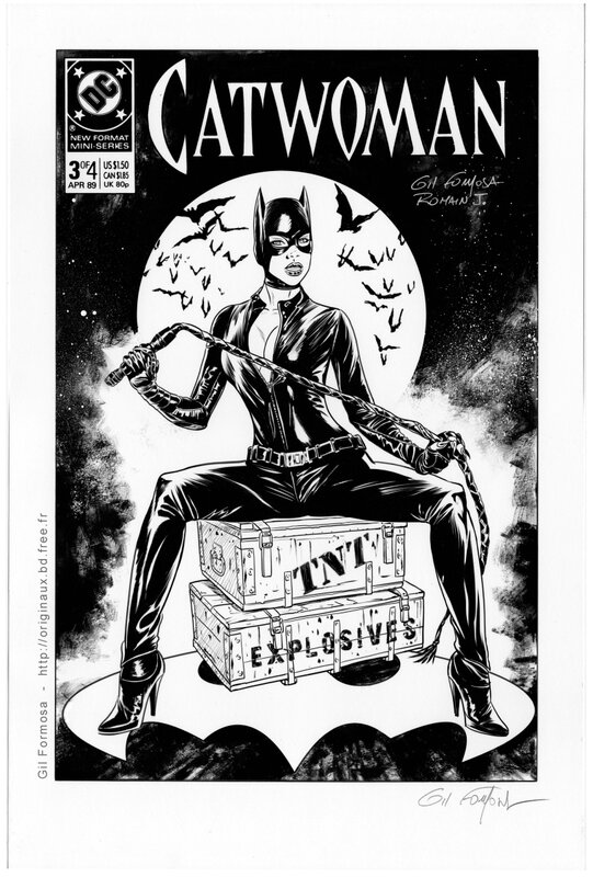 Catwoman par Formosa Gil - Planche originale