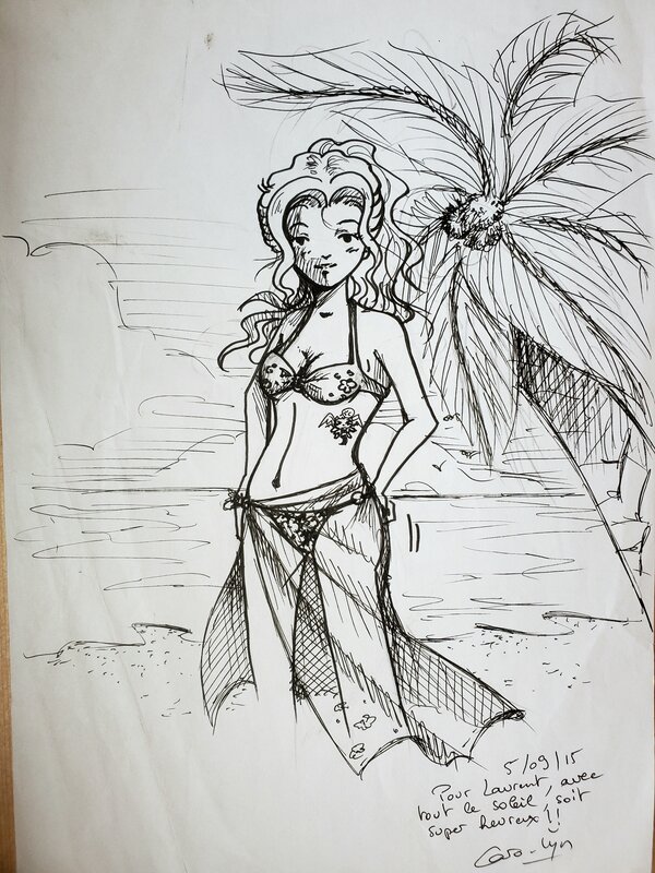 AU SOLEIL by Lyn Caro - Sketch