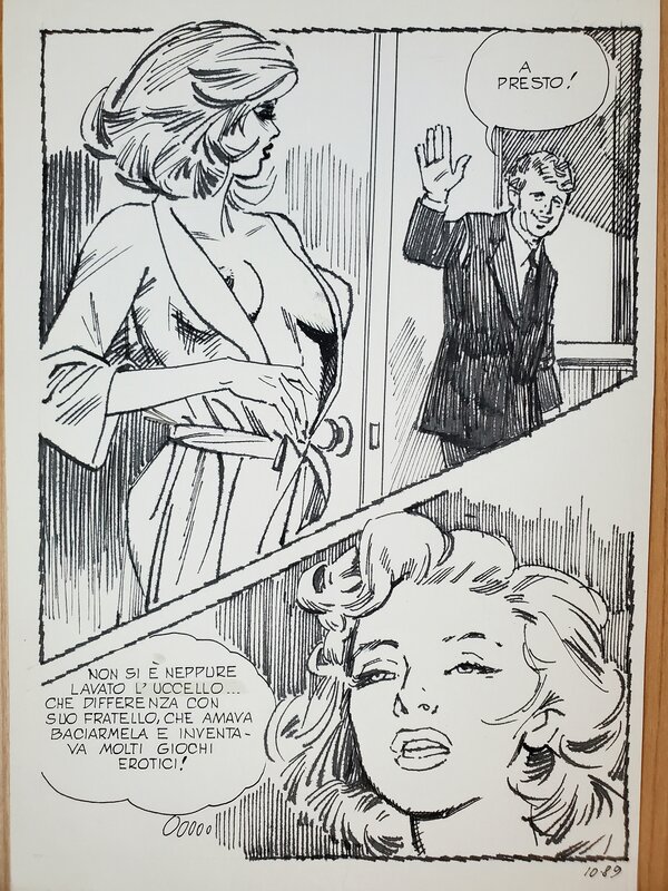 inconnu, MARILYN MONROE et JFK - Planche originale