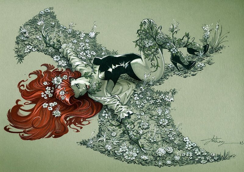 Poison Ivy par Anthony Jean - Original Illustration