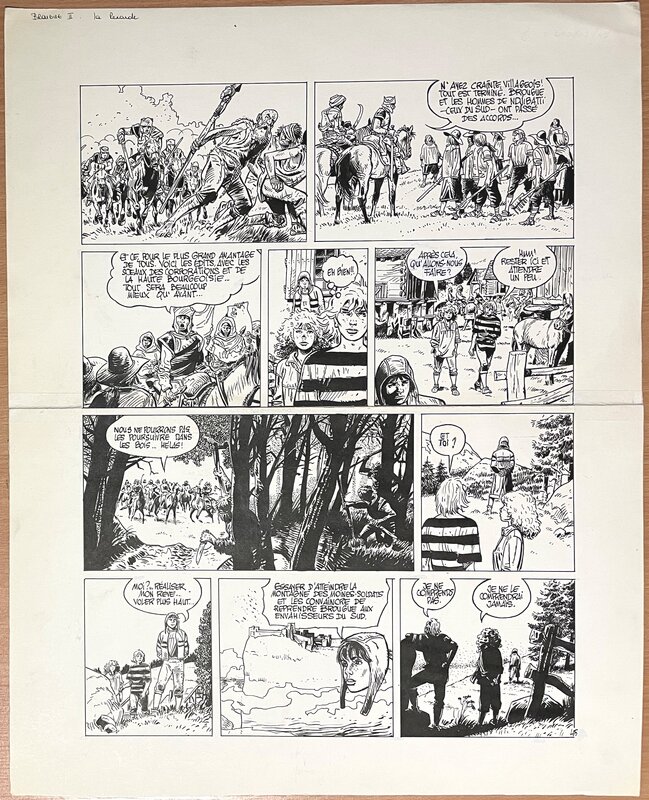 Franz - Brougue #2 page - Planche originale