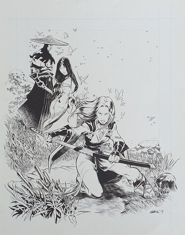 Gabor, Isabellae, couverture T3 - Planche originale Gabor, Isabellae, couverture T3 - Planche originale