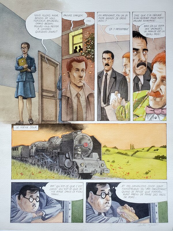 Christian Maucler, LES ENQUÊTES DU COMMISSAIRE RAFFINI T11 L'INCONNUE DE TOWER BRIDGE  couleur directe - Comic Strip