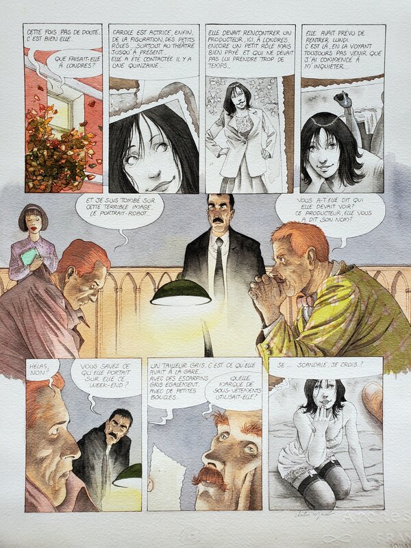 Christian Maucler, LES ENQUÊTES DU COMMISSAIRE RAFFINI  T11 L'INCONNUE DE TOWER BRIDGE couleur directe - Comic Strip