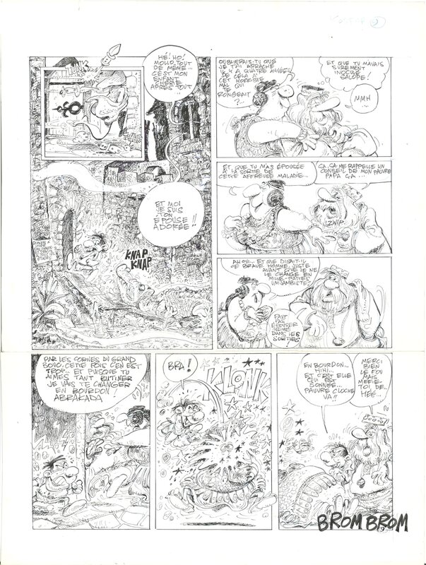 For sale - Philippe Bercovici - Planche Kostar Le magnifique - Comic Strip