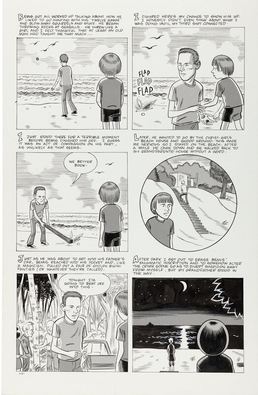 Daniel Clowes, Eightball page by Dan Cloews - Comic Strip