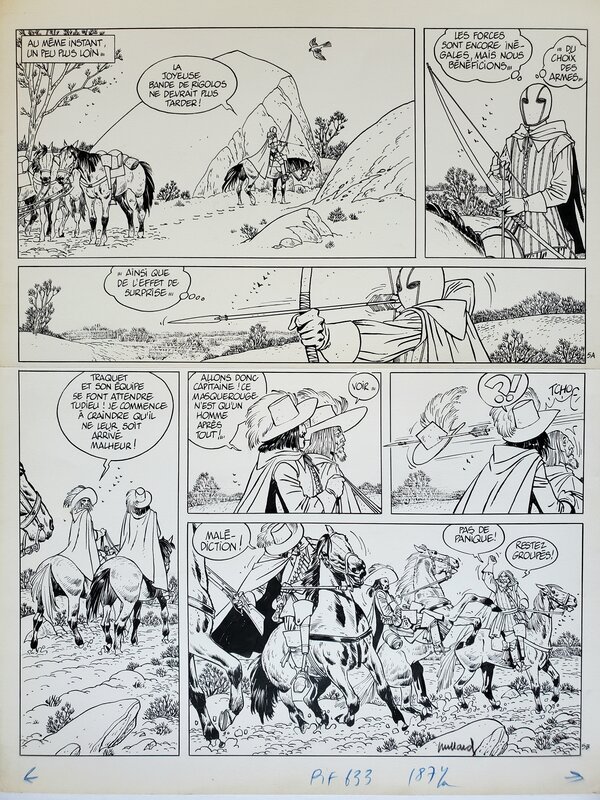 André Juillard, MASQUEROUGE T3 RENDEZ-VOUS DE CHANTILLY - Comic Strip