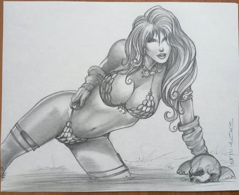 Red Sonja by Monte M. Moore - Comic Strip