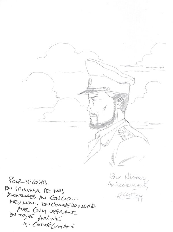 La Lune Rouge par Christophe Alvès, François Corteggiani - Dédicace