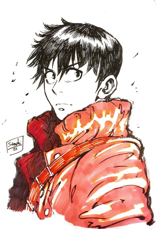 Kaneda par Senchiro - Dédicace