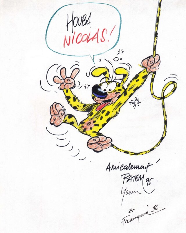 Le Marsupilami (par Batem) - Dédicace