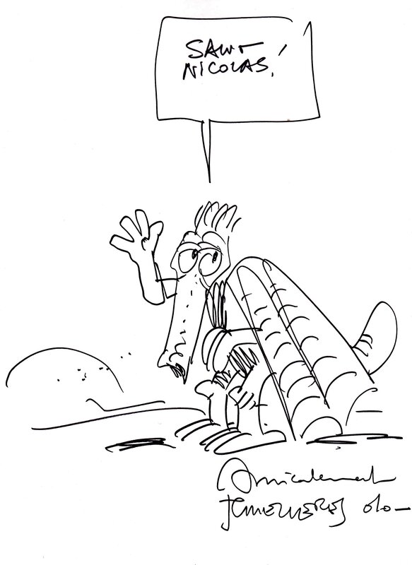 Un Shingouz by Jean-Claude Mézières - Sketch