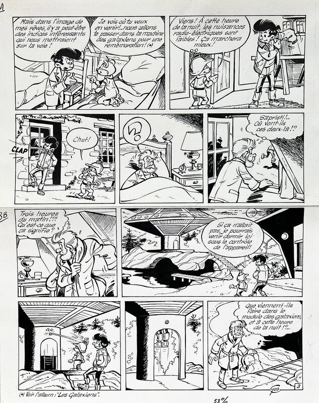 Gos, Le Scrameustache (Le dilemme de khena - planche 3) - Planche originale