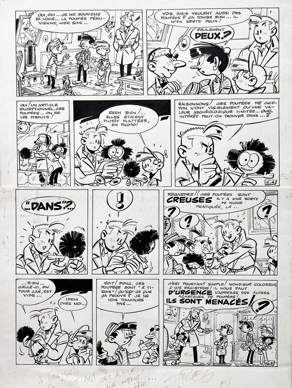 Greg, Rock Derby (Les Voleurs de poupées - planche 6) - Comic Strip
