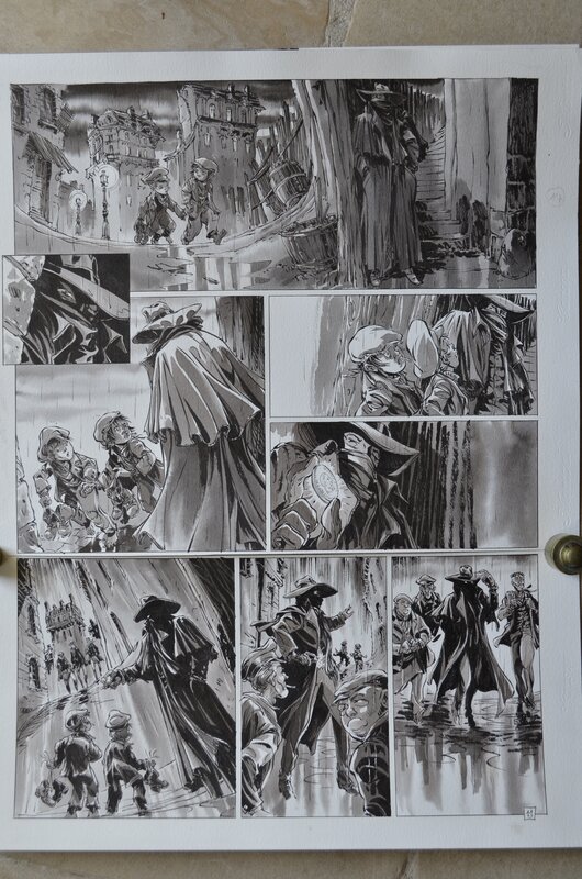 Tiburce Oger, L'enfer pour aube tome 1 planche 11 - Planche originale