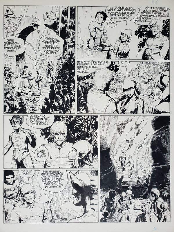 Grzegorz Rosinski, HANS T3 LES MUTANTS DE XANAÏA planche originale - Comic Strip