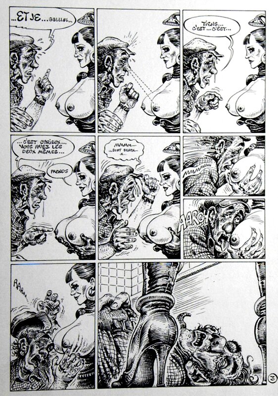 For sale - Le Plombier Maudit  » – Planche Originale N° 3 – Jean Solé - Comic Strip