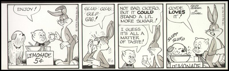 For sale - Bugs BUNNY by Ralph Heimdahl - Comic Strip
