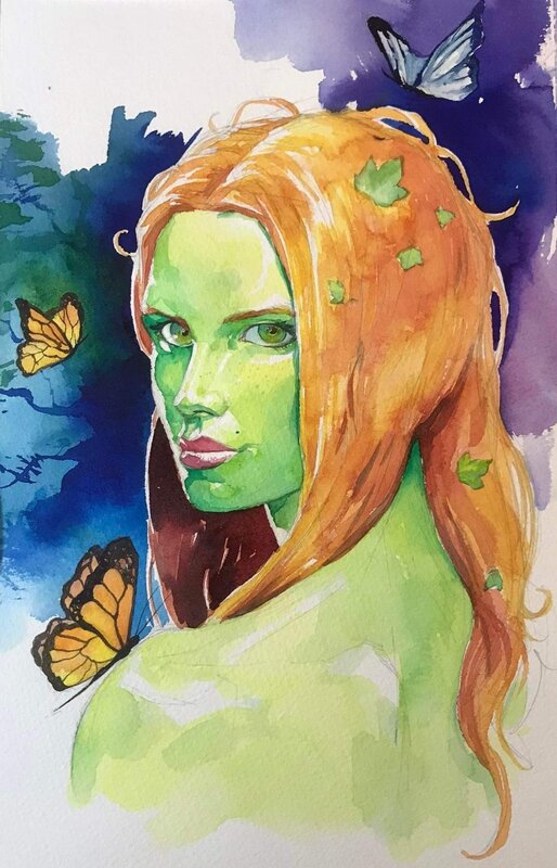 Poison Ivy par Federico Mele - Original Illustration