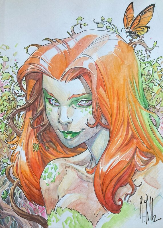 Poison Ivy par Marco Failla - Original Illustration