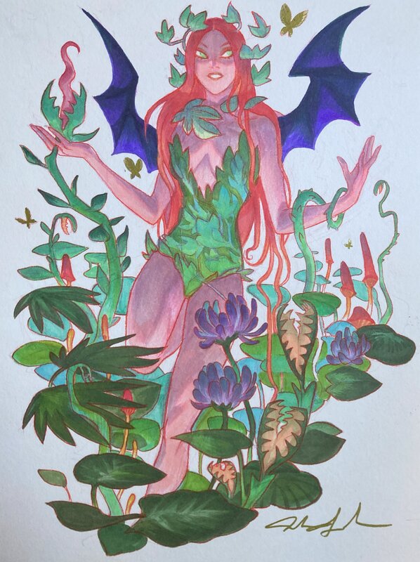 Poison Ivy par Mindy Lee - Original Illustration