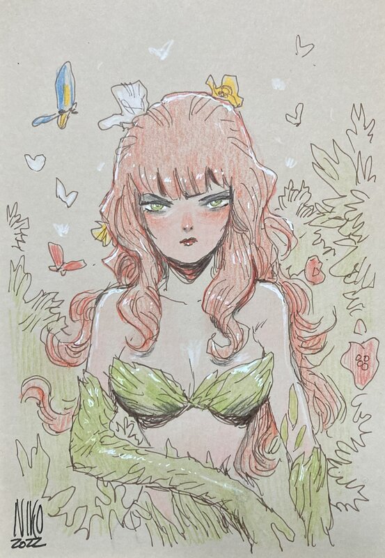 Poison Ivy par Niko Henrichon - Original Illustration