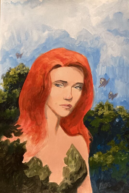 Poison Ivy par Scott Hampton - Original Illustration