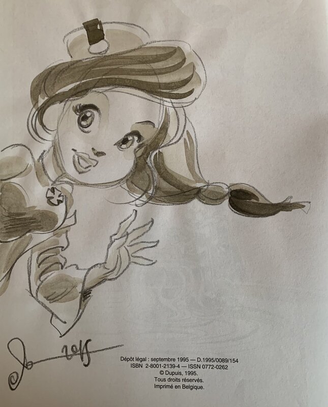 Spirou by Dan - Sketch