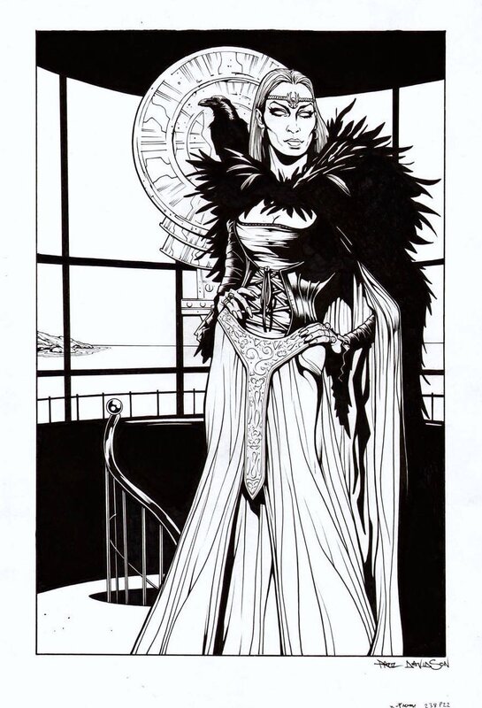 For sale - Paul Davidson, X-Factor #238 Final Splash Page - Comic Strip