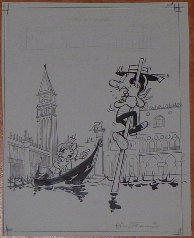 Dino Attanasio, Spaghetti à Venise - Couverture album - Couverture originale